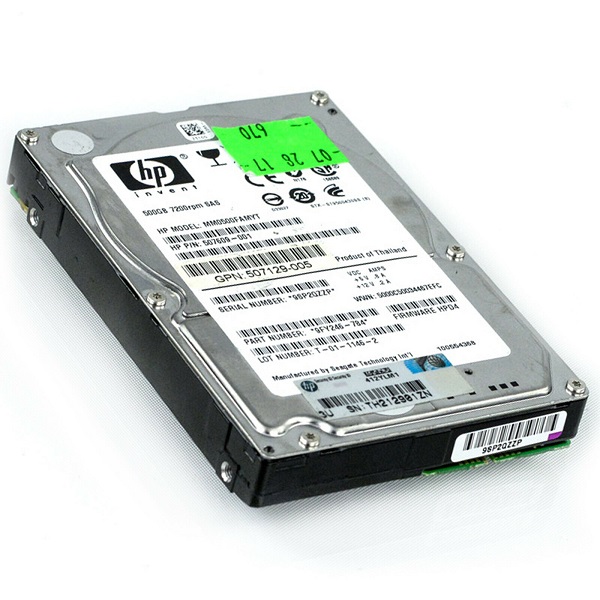 HP 507129 006 HP 500 GB 7200 RMP SAS 2.5 Harddrive 外付け