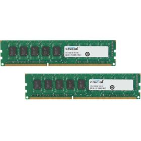 Crucial 8GB (2 x 4GB) 240-Pin DDR3 SDRAM ECC Unbuffered DDR3 1066 (PC3 8500) Desktop Memory Model CT2KIT51272BA1067
