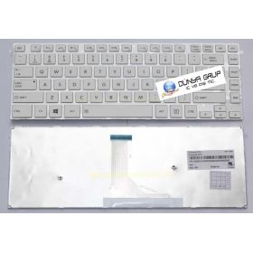 Toshiba Satellite L45D-A Beyaz Türkçe Notebook Klavyesi